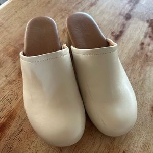 Cream clogs by Universal Thread